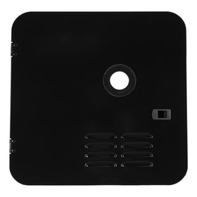 Girard RV Water Heater Door Installation Kit - 10-Gallon, Black #2GWHDAS10B