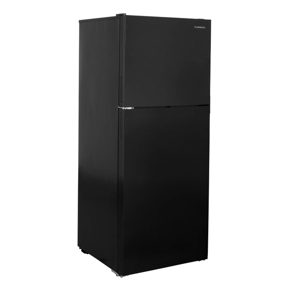Furrion RV Refrigerator - 12V, 10.6 cu. ft., Black Glass Finish