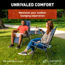 Lippert XL All Weather Mesh Bungee Deck Chair - Black-6