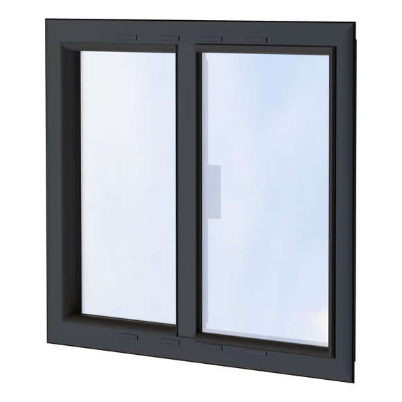 Lippert 8800 Series RV Window - 48"W x 36"H Horizontal Slider, Square Corner, Mirrored Glass #2025069060