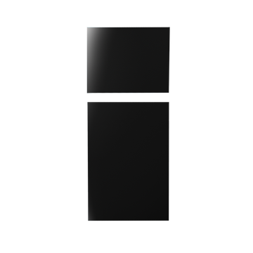 Furrion Replacement Matte Black Door Panels for Arctic® 8 cu. ft. Refrigerator #C-FCR08DCGTA-A02