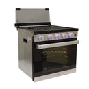 Furrion 3-Burner Gas RV Range with Flame Sense (FFD) - 21", Glass Cover-2