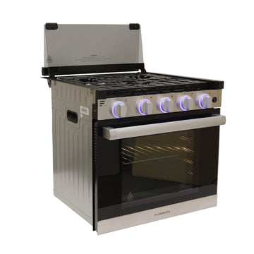 Furrion 3-Burner Gas RV Range with Flame Sense (FFD) - 21", Glass Cover - hover