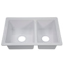 Lippert RV Double Kitchen Galley Sink - 25" x 17" x 6.6"-3