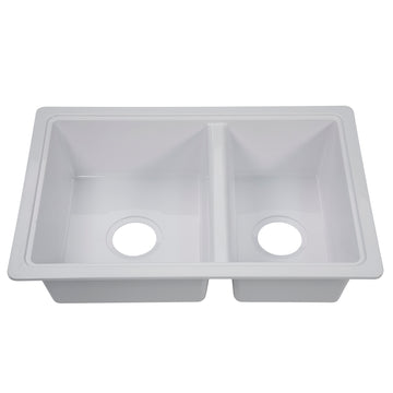Lippert RV Double Kitchen Galley Sink - 25" x 17" x 6.6" - hover