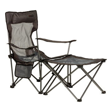 Lippert Sun Soaker™ Vented Reclining Camping Chair with Footrest - hover