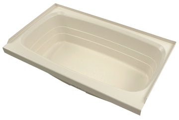 Lippert Bathtub with Center Drain - 24" x 40", Parchment #P2440CDSPK