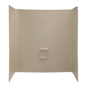 Lippert Bathtub Wall Surround - 40” x 54” x 58", Almond #AUW54GT-SPK