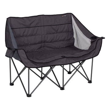 Lippert Comfort Series Double Wide Padded Sofa - Dark Grey