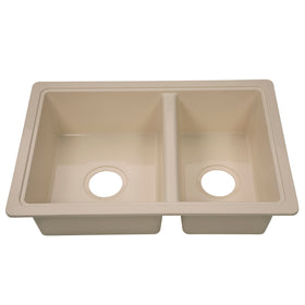 Lippert RV Double Kitchen Galley Sink - 25" x 17" x 6.6" - hover