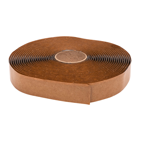 Q130 1/8" x 1" x 30' Butyl Tape, White (Case of 16)